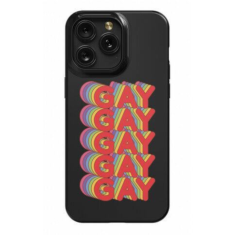 Gay Retro Rainbow Phone Case